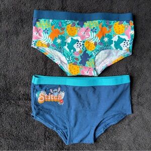 4-Pack Girl’s Stitch Sz 10 Hipster Panties